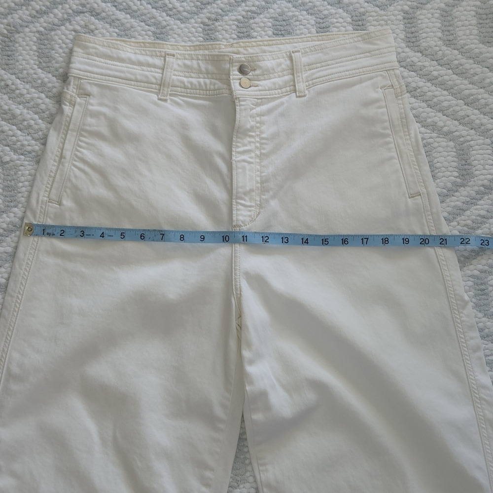 Joe's Jeans The Allana High Rise Wide Leg Jeans In Milk - Picture 11 of 12